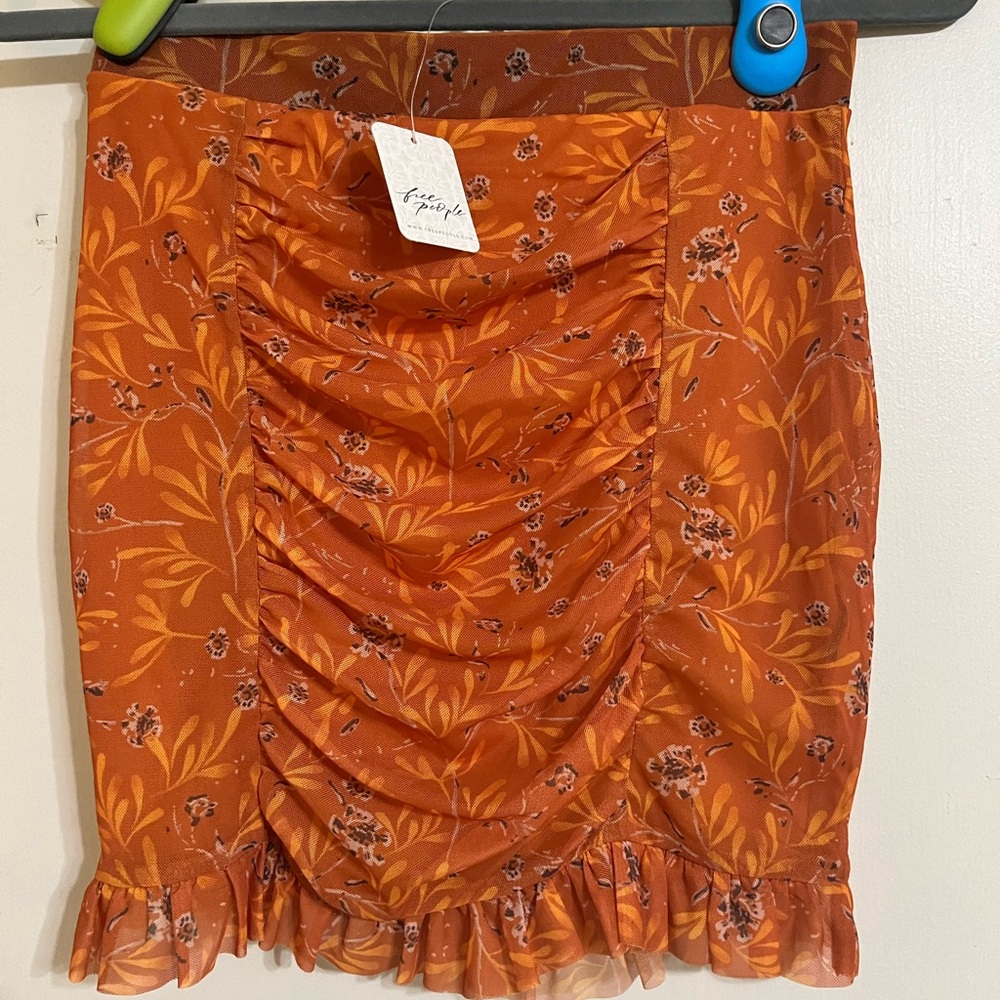 Free People High Waisted Mini Skirt